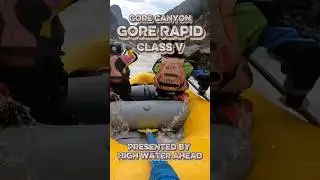 Gore Rapid from the top, Gore Canyon #metal #rafting #extreme #fypシ゚viral #colorado