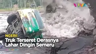 Terjadi Lagi! Gunung Semeru Muntahkan Banjir Lahar Dingin