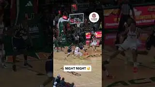 When Miami needed a closer, Tre Donaldson delivered 🧊 #miami #collegebasketball #accbasketball