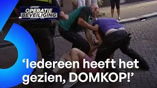 AGRESSIEVE feestganger GOOIT FLESJE naar beveiliger! | Operatie Beveiliging #AFL3