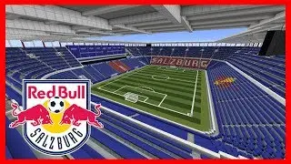 Minecraft Red Bull Arena Salzburg (FC Red Bull Salzburg) Timelapse +DOWNLOAD | TheCraftCrusader