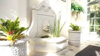 Product Demo: Dauphin Fountain with Lion Mask