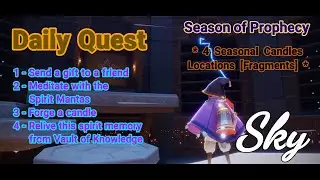Sky Children of the light Daily Quest [Sky CotL Daily Quest] #45 | Season of Prophecy | 19/11/2020