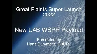 New U4B WSPR Payload