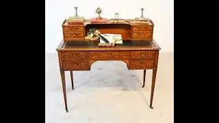 Edwardian Desk by Edwards and Roberts Antique Ladies Writing Table