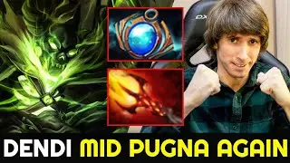 DENDI Mid Pugna again with Brutal Shock Damage Dagon Build 7.26 Dota 2