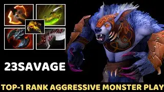 23SAVAGE [Ursa] Top-1 Rank Aggressive Monster Play 7.37 Dota 2