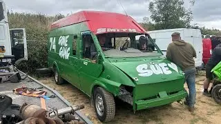 Trent raceway Pitwalk 03/08 Big van bangers 