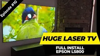 НОВЫЙ лазерный телевизор &mdash; как настроить &mdash; проектор Epson LS800 4K UST