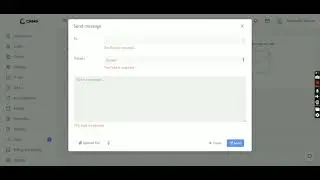 CRM Messages Tutorial | Internal Chat, File Sharing & Team Communication