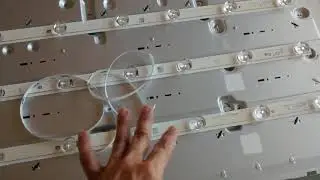 Substituição barras de LED TV LG