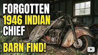 ABANDONED FOR DECADES — THIS 1946 INDIAN CHIEF RIDES AGAIN