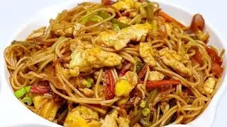 Egg Noodles Chowmin Recipe| Street Style Noodles Recipe Easy And Tasty 