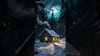 A Quiet Refuge in Winter&rsquo;s Embrace | Mysterious Forest Cabin