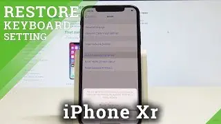 How to Reset Keyboard Dictionary iPhone Xs - Restore Keyboard Settings
