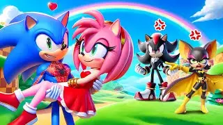 OMG SONIC SPIDERMAN Rescues WONDER AMY?! &ndash; Rescue Mission | Sonic The Hedgehog 3 Animation
