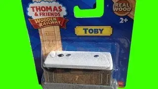 New 2013 Thomas The Tank Engine Wooden Railway - Toby The Steam Tram Train by Fisher Price Mattel