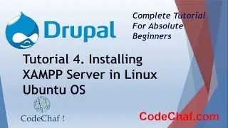 Drupal Tutorial 4  Installing XAMPP Server in Linux Ubuntu OS