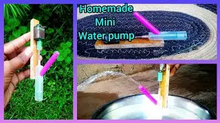 how to make mini water pump with syringe(at home)master tech