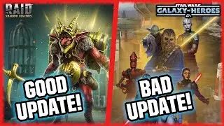 Правильный и неправильный способ запустить новый игровой режим! SWGOH против Raid: Shadow Legends
