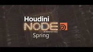 Houdini Spring node tutorial (RUS) Peeling effect
