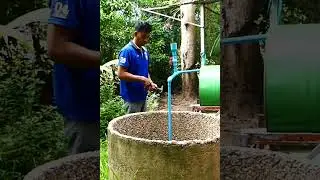 Turn PVC Pipe Vs Drum Pump No Electricity With deep well diy #automobile #freeenergyideas #waterpump