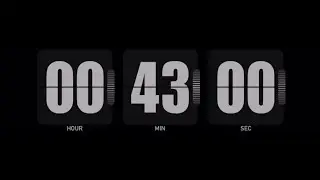 Alarm clock 43 minutes timer for study | Countdown ⏰