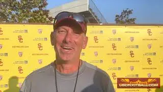 USC special teams coordinator Sean Snyder breaking down his unit