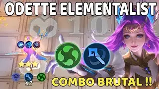 ODETTE ELEMENTALIST UNLIMITED SKILL !! COMBO BRUTAL ONE HIT KILL !! MAGIC CHESS