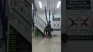 Aerial Yoga #2 Fun Stretch #aerialyoga #hammock