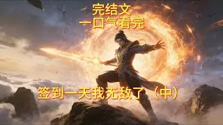 《签到一天我无敌了（中）》签到无敌#完结文一口气看完