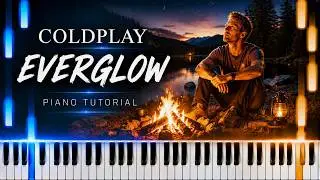 Easy Piano Cover &ndash; Coldplay Everyglow (Gentle Playthrough)