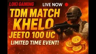 🔥 FREE CUSTOM ROOM | WIN 100 UC 💰 | NO ENTRY FEES | LOKI GAMING LIVE 🔥