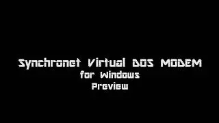 Synchronet Virtual DOS Modem for Windows - Preview