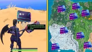 All Fortbytes locations (Released + Leaked) in Fortnite - (SEASON 9)