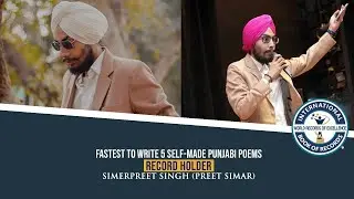 FASTEST TO WRITE 5 SELF MADE PUNJABI POEMS