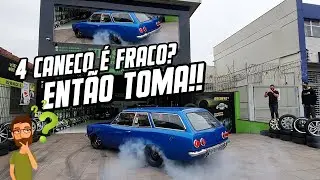VÃO CHAMAR A POLÍCIA !! CARAVAN 4 CILINDROS TURBO FEZ BORRACHÃO NA FRENTE DA LOJA!