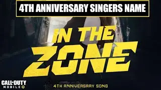*NEW* Codm 4th Anniversary Singers Name Revealed