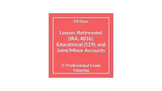 SIE Exam Customer Accounts
