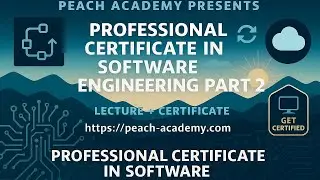Professional Certificate in Software Engineering Part 2 Training Course Lecture | System Design