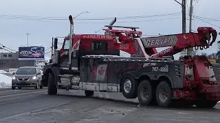 HEAVY Equipment TOW Kenworth Tractor Swap Western Star Wrecker