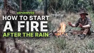 How to Make Fire with Damp Wood | A Step-by-Step Bushcraft Guide