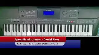 Como Configurar el Yamaha PSR-E453 - Piano/Tutorial - Parte 2