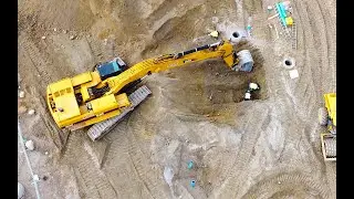 Huge Construction Site 4K Drone Flight - DJI Mini 2