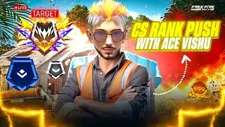 👑 ACE VISHU is LIVE! | Free Fire CS Ranked Season 2026 🔥 #live #shortslive #acevishulive