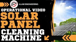 How to make Solar Panel Cleaning System | Operational | Alam Engineering