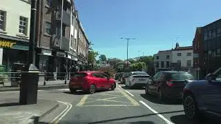 Driving On Deansway, College Street & City Walls Road, Worcester, England 27th May 2022