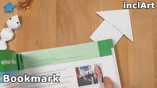 EASY PAPER BOOKMARK | HOW TO MAKE inclArt #origami
