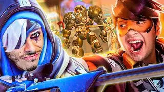 TOP PLAYERS DE OVERWATCH 2! - Alanzoka, Maethe, GalaxyK e Dino