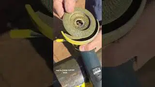 Changing a grinder wheel. #howto #replace #repair #grinder #bluecollar #work